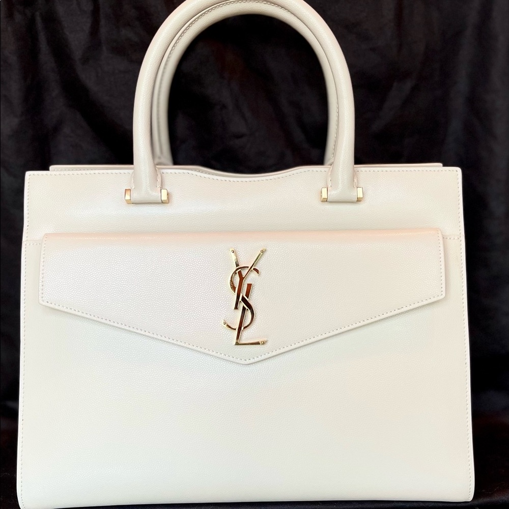 YSL UPTOWN MEDIUM TOP HANDLE TOTE/SATCHEL